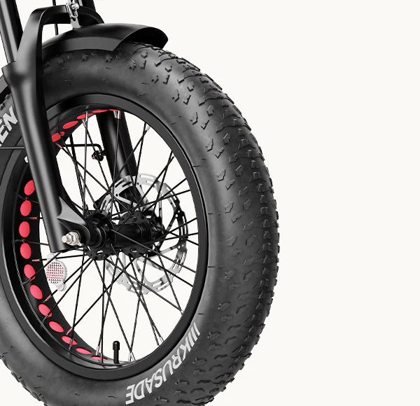 20″×4″ Kenda Fat Tires
