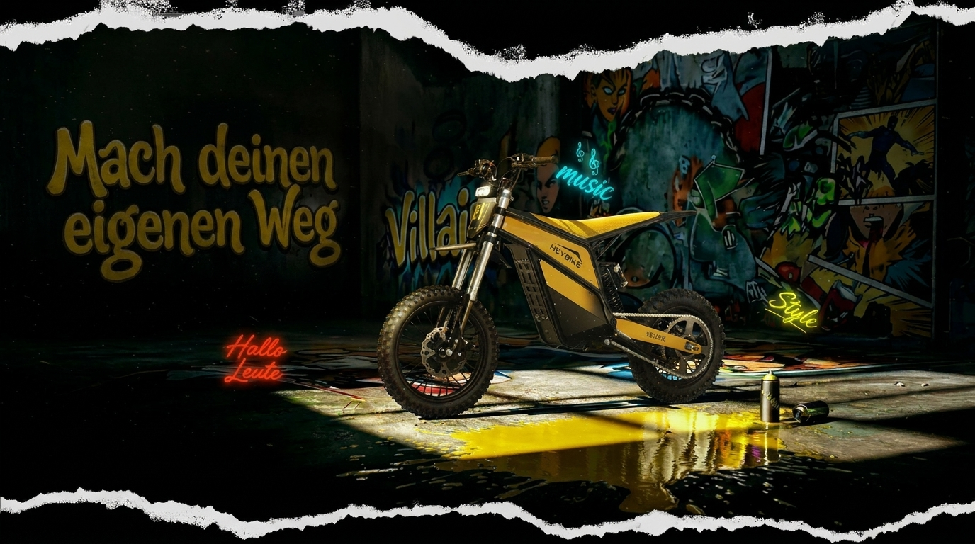 Mach deinen eigenen Weg – Heybike Villain